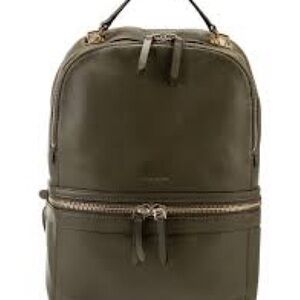 Henri Bendel West 57th leather travel backpack